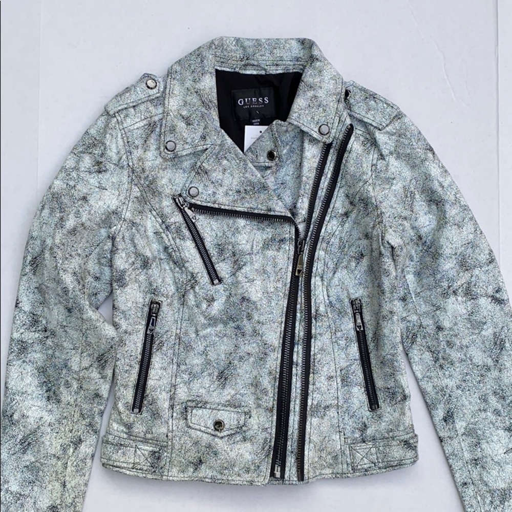 NEW GUESS Animal Print Women's Jacket SZ S